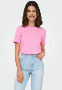 ONLY EINFARBIGES - T-shirt basic - sachet pink