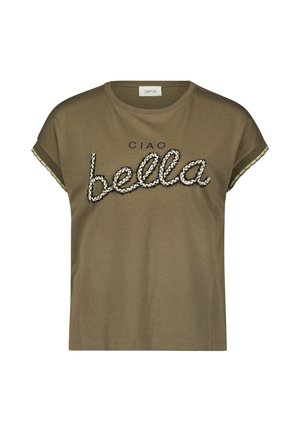 Cartoon, CARTOON MIT RUNDHALSAUSSCHNITT CASUAL-SHIRT - T-Shirt print - patch khaki black