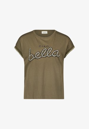 Cartoon, CARTOON MIT RUNDHALSAUSSCHNITT CASUAL-SHIRT - T-Shirt print - patch khaki black