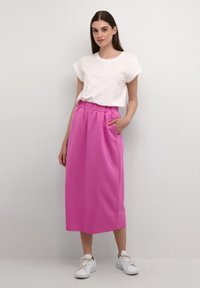 Culture CUALE CHABRINA - sukňa v tvare A - phlox pink