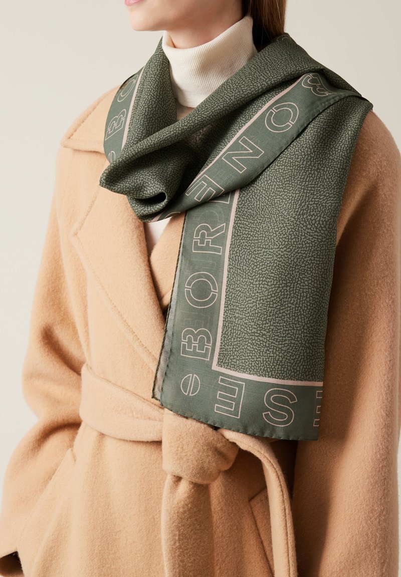 Borbonese Schal - military green