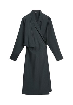 WITH DRAPED DETAIL - Freizeitkleid - dark grey