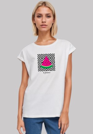 T-Shirt print - white