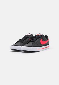 Nike Sportswear COURT LEGACY - Sapatilhas - black/siren red/white