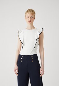 Anna Field Tall - Apdrukāts T-krekls - white/black Miniatūras attēls 1