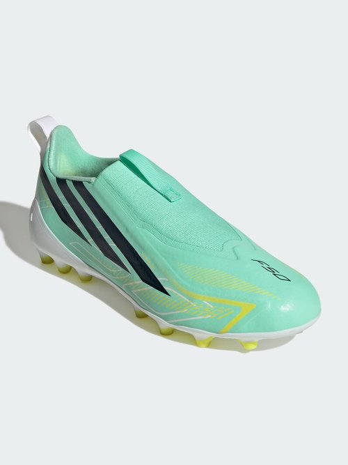 adidas Botines de fútbol para terreno firme - pulse mint night navy solar lemon — photo 2