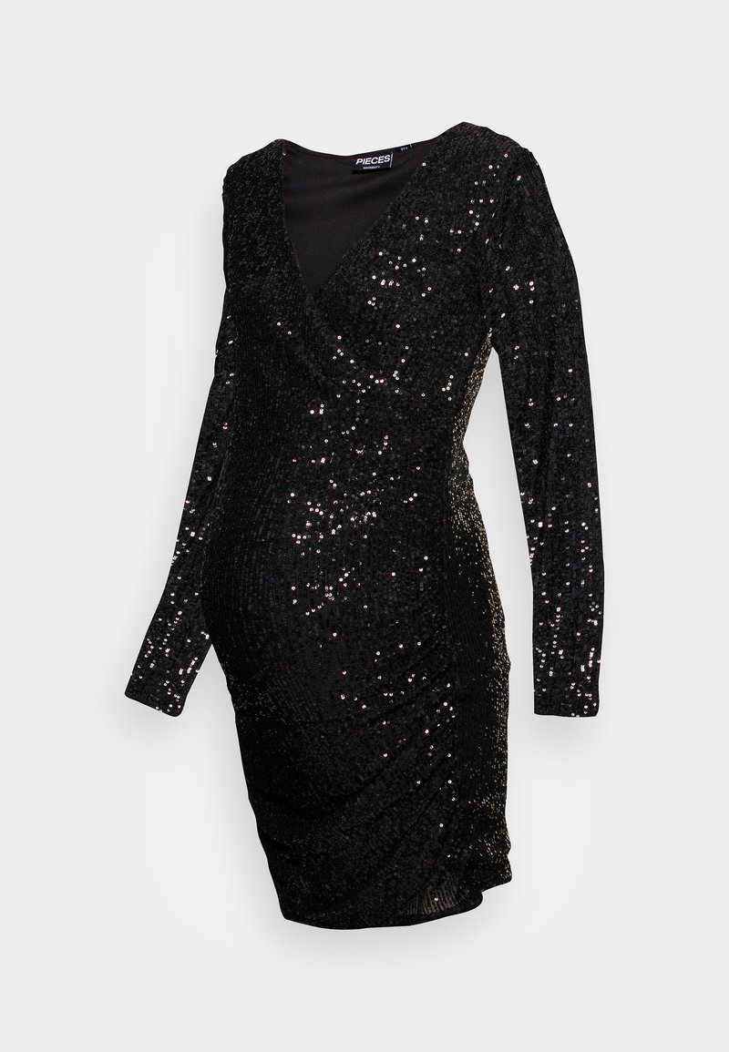 Pieces Maternity Cocktailjurk zwart