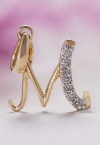 Lucardi ALPHABET MIT DIAMANT - Hanger - gold coloured