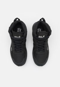 Jack Wolfskin WOODLAND 2 TEXAPORE MID - Scarpa da hiking - black/grey