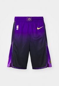 NBA CITY EDITION LOS ANGELES LAKERS SHORTS - Sports shorts - field purple/amarillo