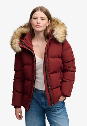 Superdry & Co, EVEREST FIVE BAFFLE PUFFER - Vinterjakker - stanton red