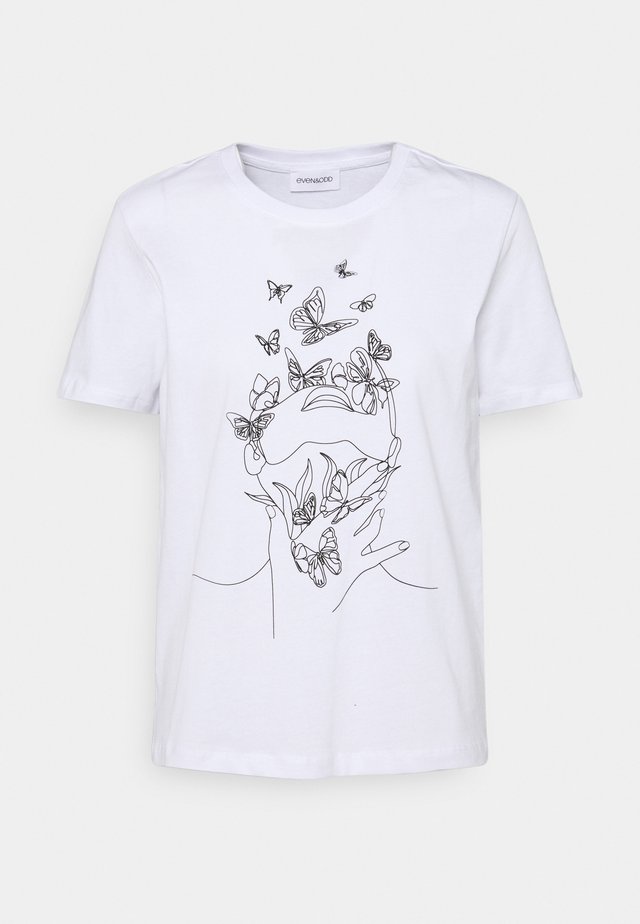 T-Shirt print - white