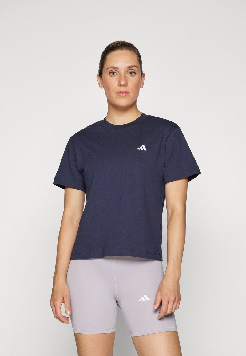 adidas Sportswear ESSENTIALS SMALL LOGO - T-shirt básica - legend ink