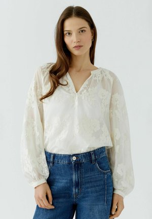 Oui, TUNIKA - Blouse - creme