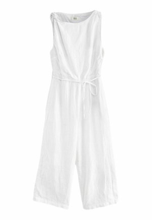 TIE WAIST OPEN BACK  REGULAR FIT - Overall / Jumpsuit - white