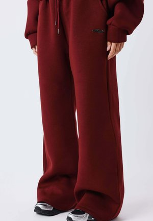 BAS DE JOGGING NÉOPRÈNE - Pantalones deportivos - bordeaux