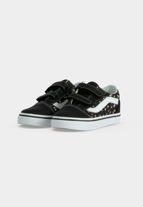 Vans OLD SKOOL V UNISEX - Baby shoes - black/sunset blush — foto 3