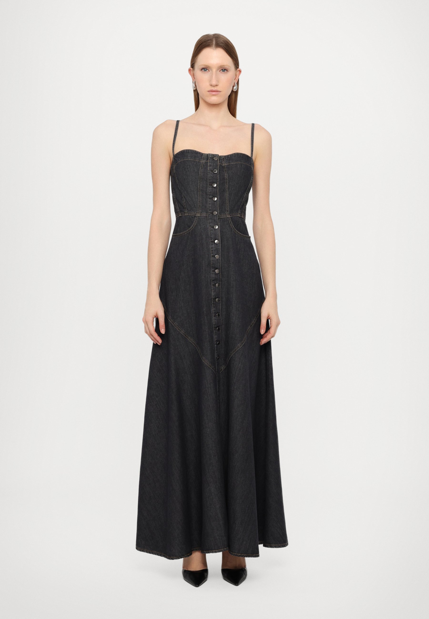 ag jeans denim dress AG Jeans Luisa Dress, Women's, Blue, XS