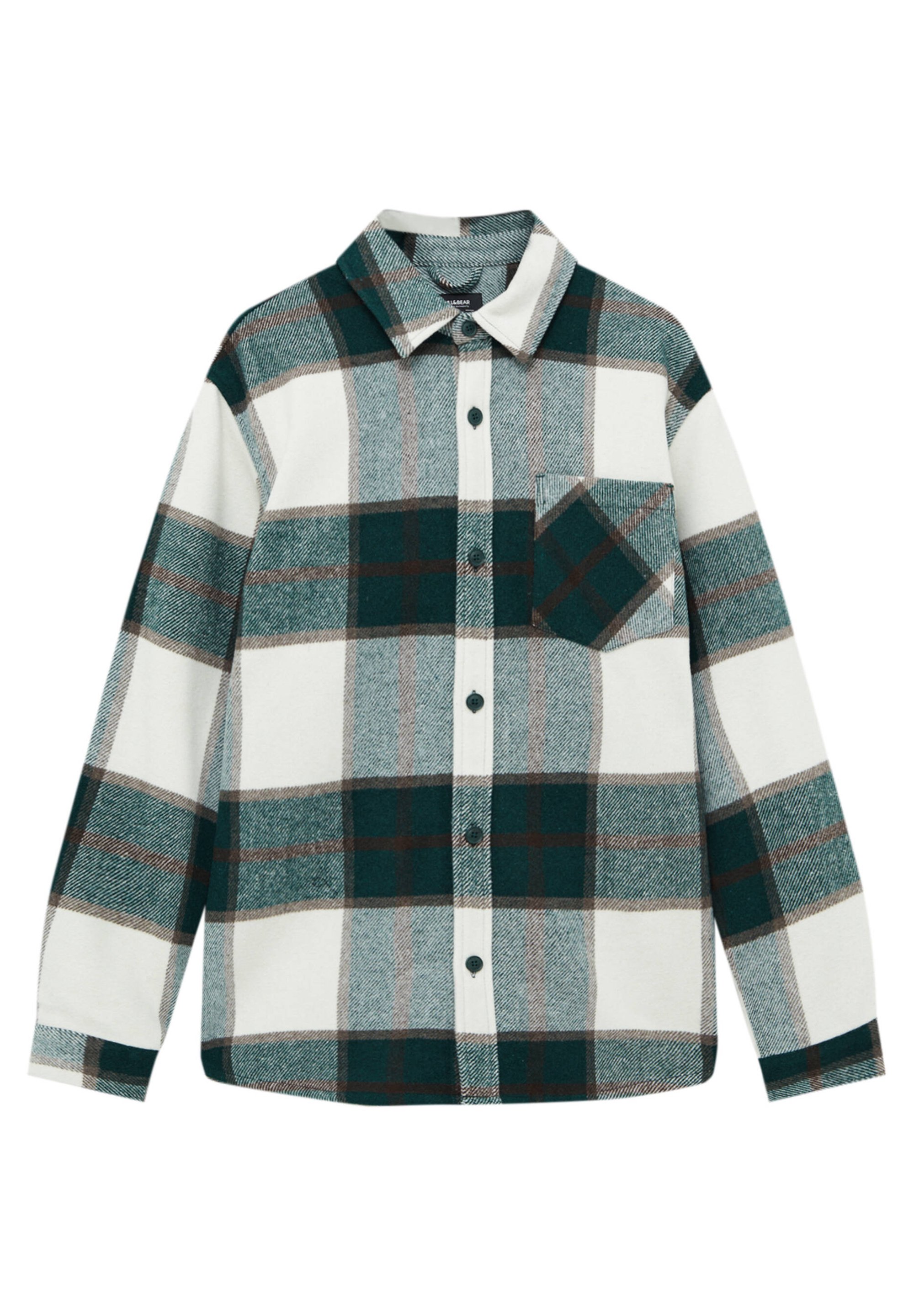 pull and bear checked jacket