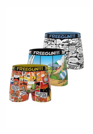 Freegun 3 PACK PRINTED ASTERIX - Boxers - orange