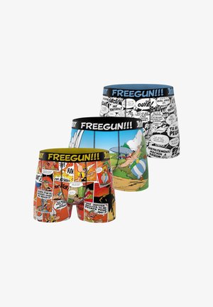 Freegun 3 PACK PRINTED ASTERIX - Boxers - orange