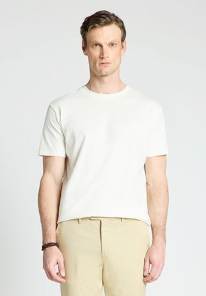 Calliope, T-SHIRT TINTA UNITA - T-Shirt basic - bianco lana
