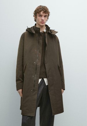 LONG TECHNICAL WITH INTERIOR  - Parka - mottled brown