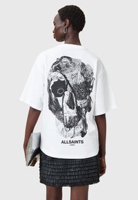 AllSaints HEAPS AMELIE - T-shirt con stampa - optic white