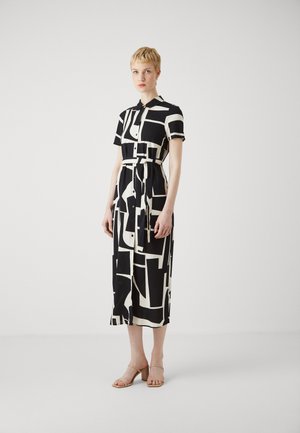 Vero Moda Tall VMEASY LONG SHIRT DRESS - Koilov aty - black/liza