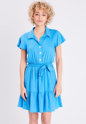 TOM TAILOR DENIM BABYDOLL DRESS - Vestido Informal - Swedish Blue/azul