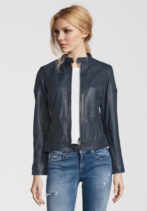 TALLY - Leather jacket - blue