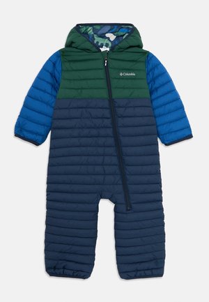 POWDER LITE REVERSIBLE BUNTING UNISEX - Tuta da neve - coll navy/rain forest/mountain blue