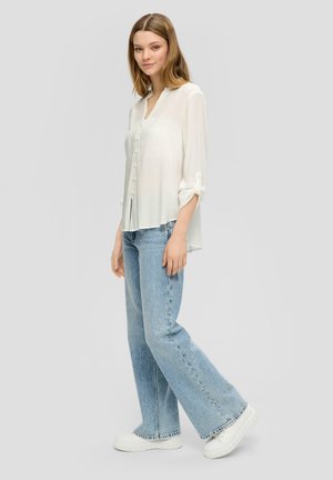 QS Button-down blouse - creme