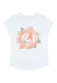 Marvel MARVEL AVENGERS CLASSIC - AVENGER FLORAL - T-Shirt print - white