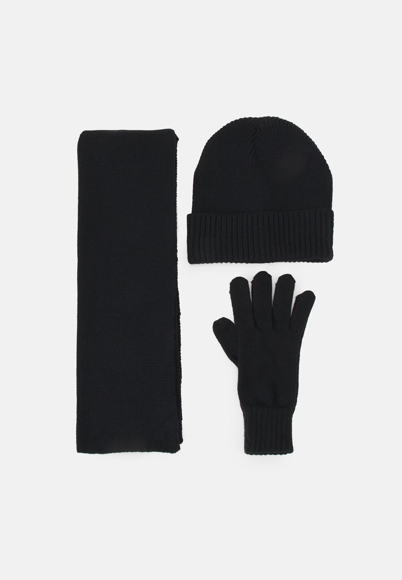 Pier One SET UNISEX Scarf black Zalando.co.uk