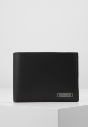 SMOOTH PLAQUE COIN - Portafoglio - black