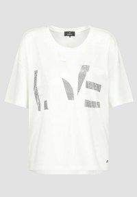 Monari MIT STRASS SCHRIFT  (408542) - T-Shirt print - off white