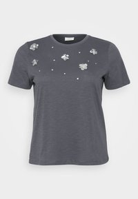 CARKITA LIFE O NECK TEE  - Print T-shirt - magnet