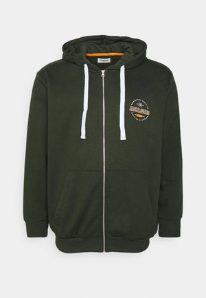 JJSTAMP ZIP HOOD SMALL - Zip-up sweatshirt - rosin