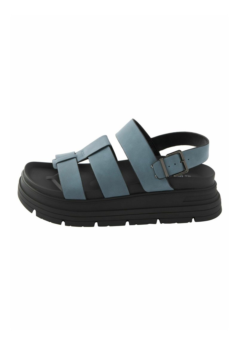 Next Sandály na platformě - denim