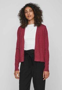 VILA VIRIL-NOOS - Strickjacke - beet red