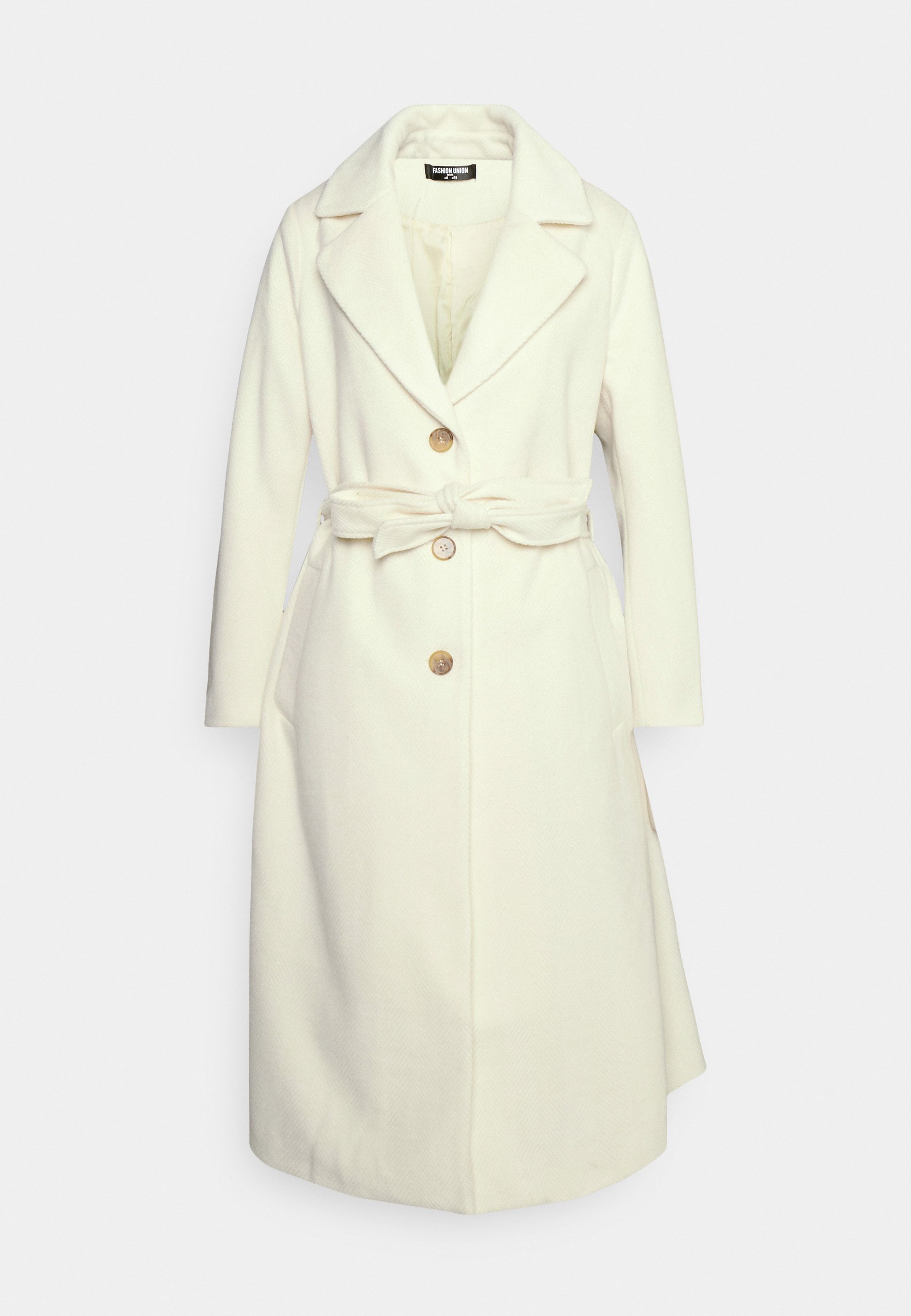 Fashion Union Petite CEDAR BELTED COAT 