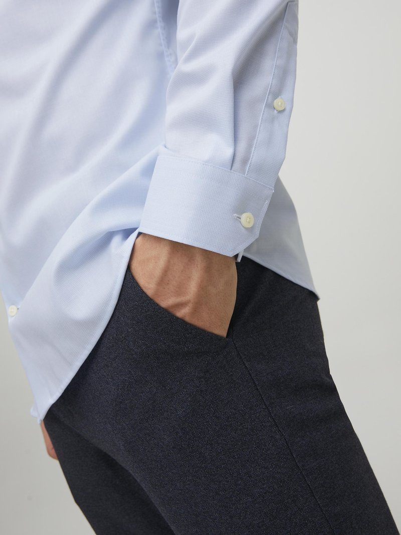 Jack & Jones JJECLASSIC MELANGE - Camicia - faded denim/blu