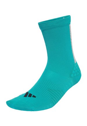 adidas Performance CYCLING   - Sportsocken - pure teal   reflective silver   black