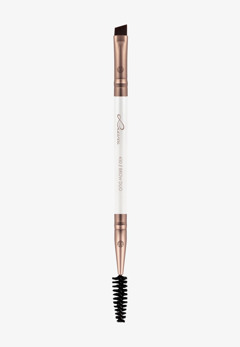 Luvia Cosmetics - 430 // BROW DUO - ELEGANCE - Oogmake-uptool - coffee - pearl, Vergroten