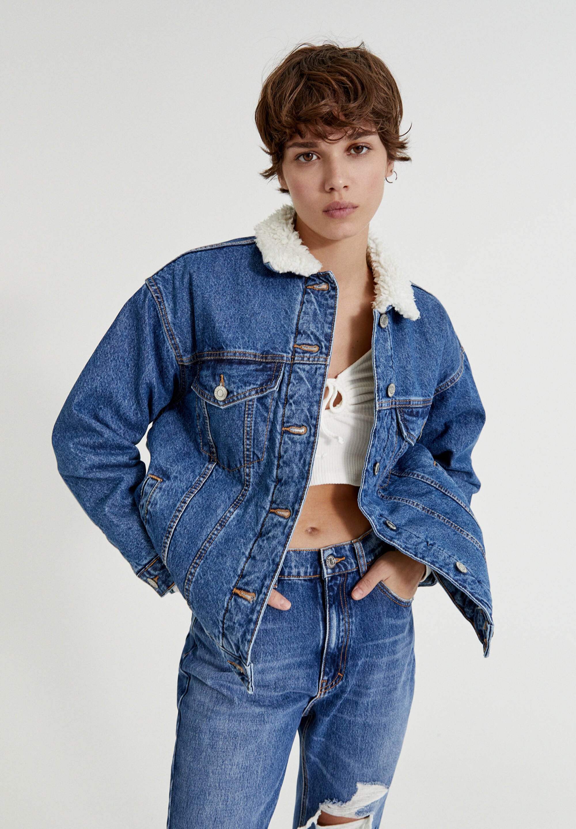 royal blue denim jacket