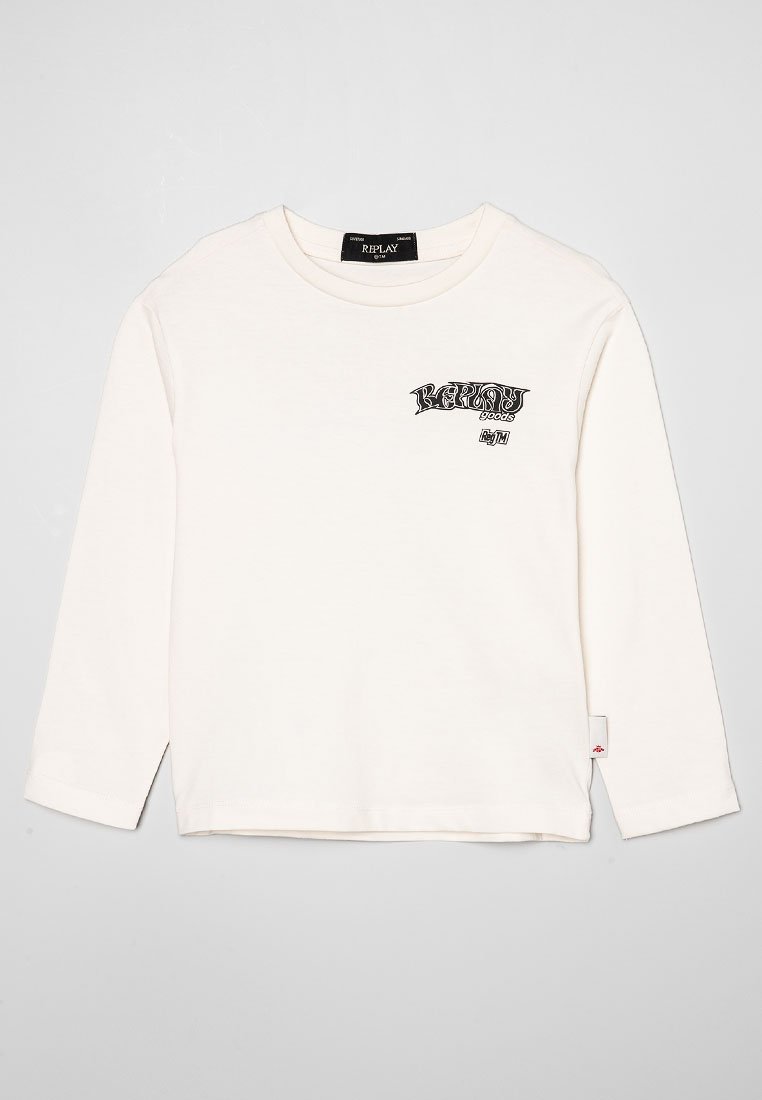 Replay Longsleeve crème