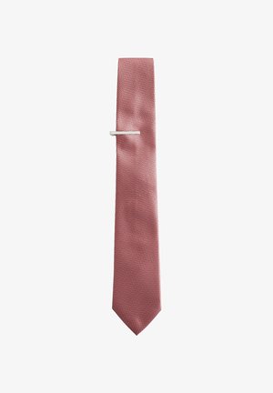 WIDE TEXTURED - Kaklasaite - coral pink