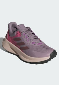 Adidas Terrex SOULSTRIDE FLOW TRAIL - Chaussures de running sur route - preloved fig   burgundy   pink fusion