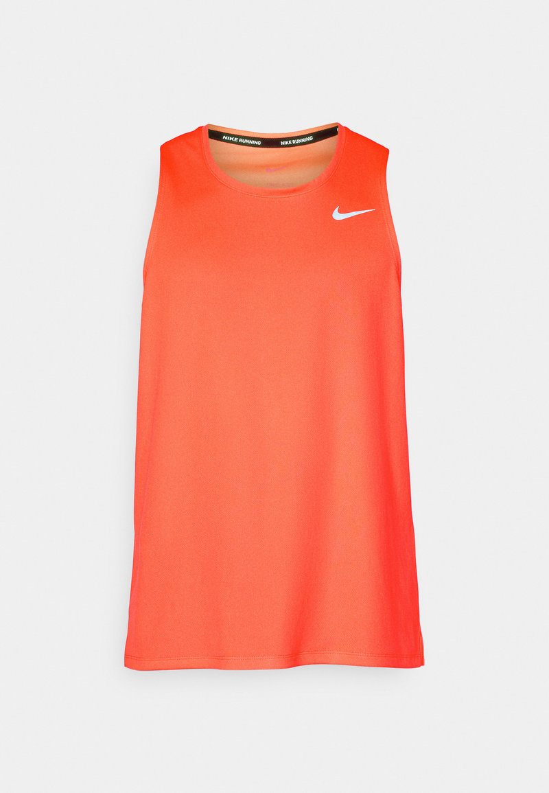 Nike Performance MILER TANK - Linne - bright crimson/reflective silver ...